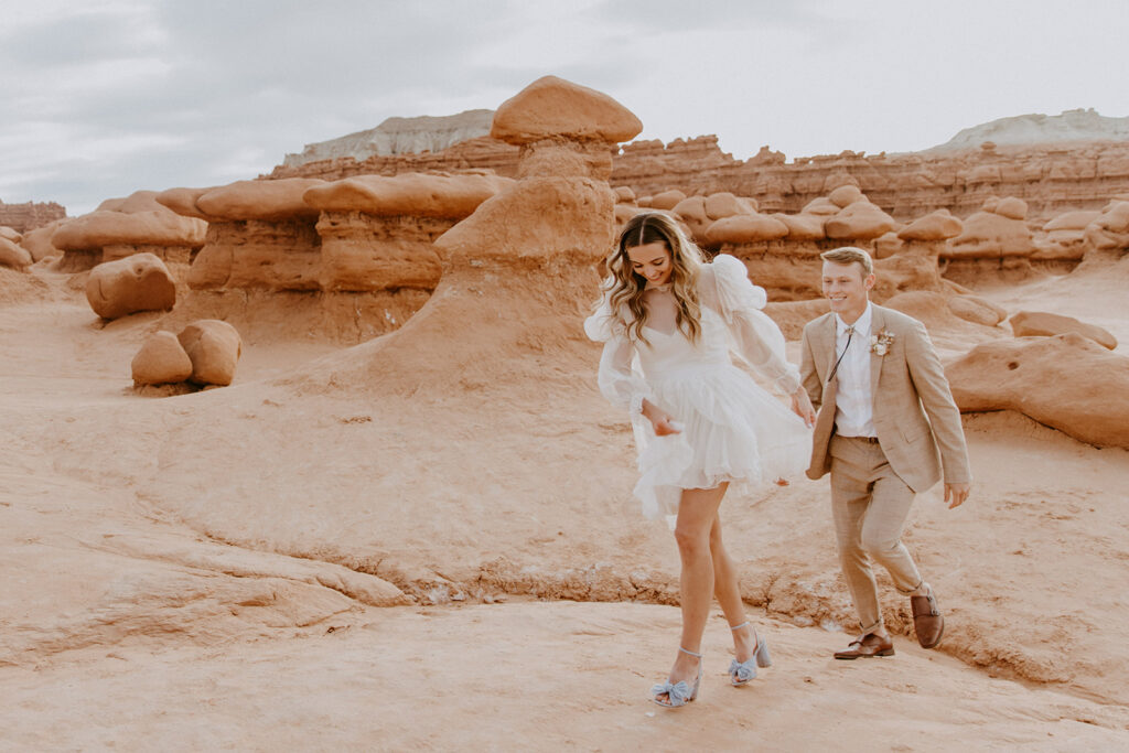 Wedding fun in the MOAB desert
