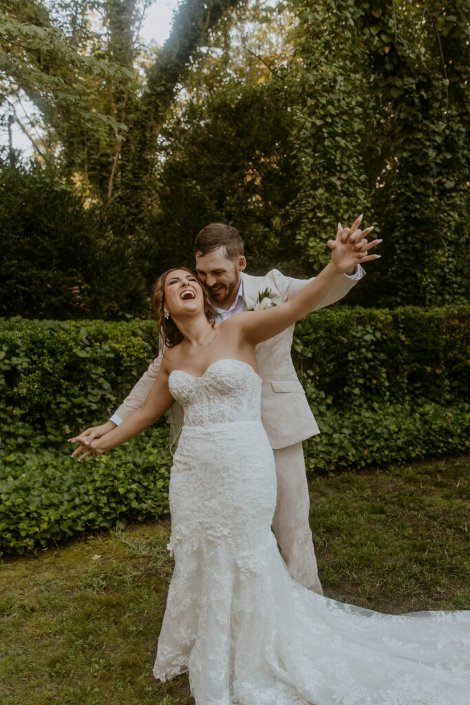 bride and groom portraits from southern charm wedding