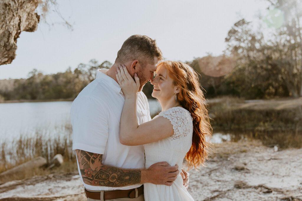 couple at their romantic session