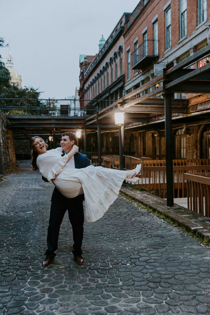 Fun bridal portraits in Georgia