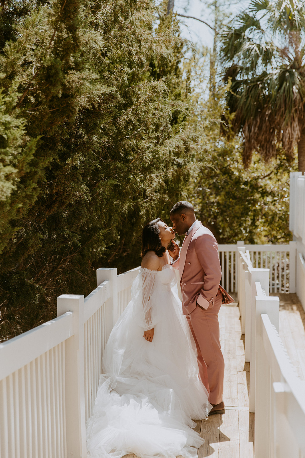 couple looking at each other -must have wedding poses