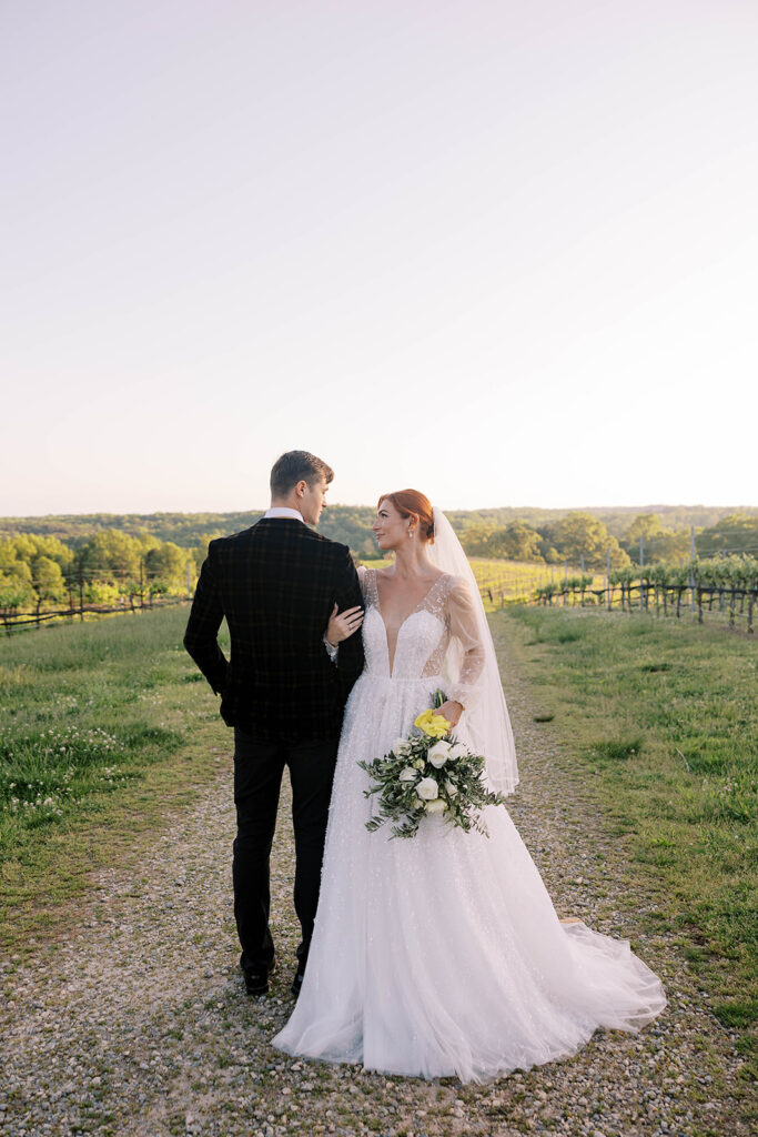 cute couple at their dream wedding in georgia 