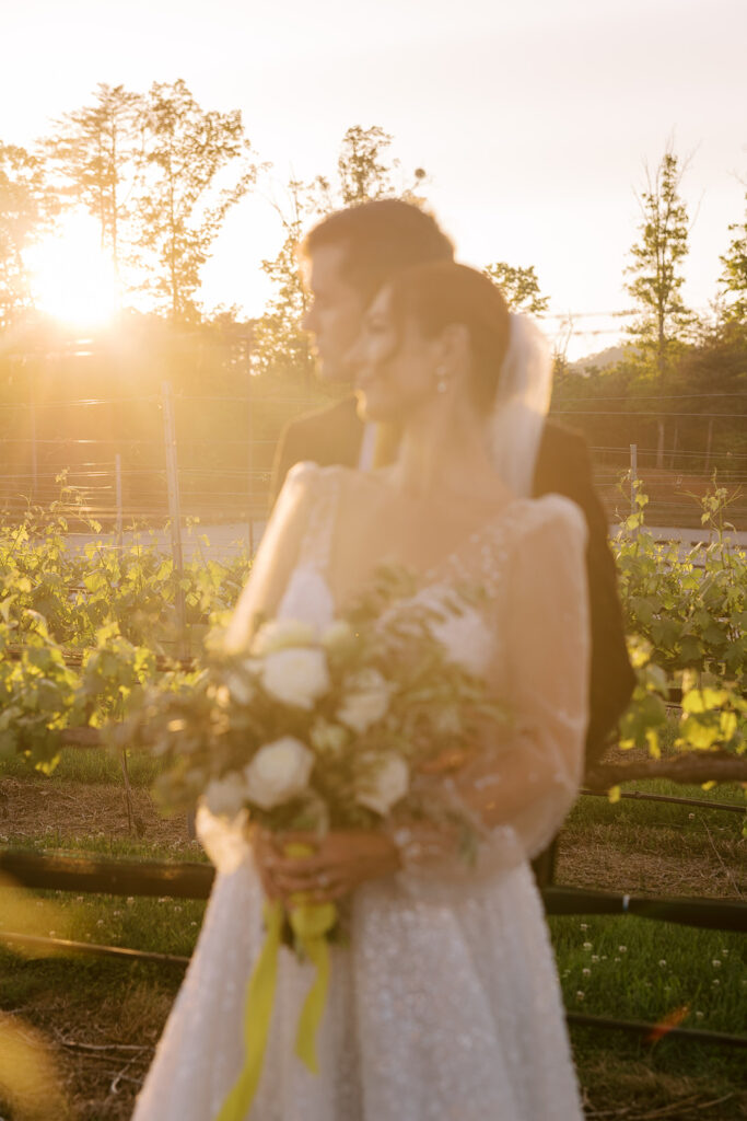 golden hour bridal session in atlanta 