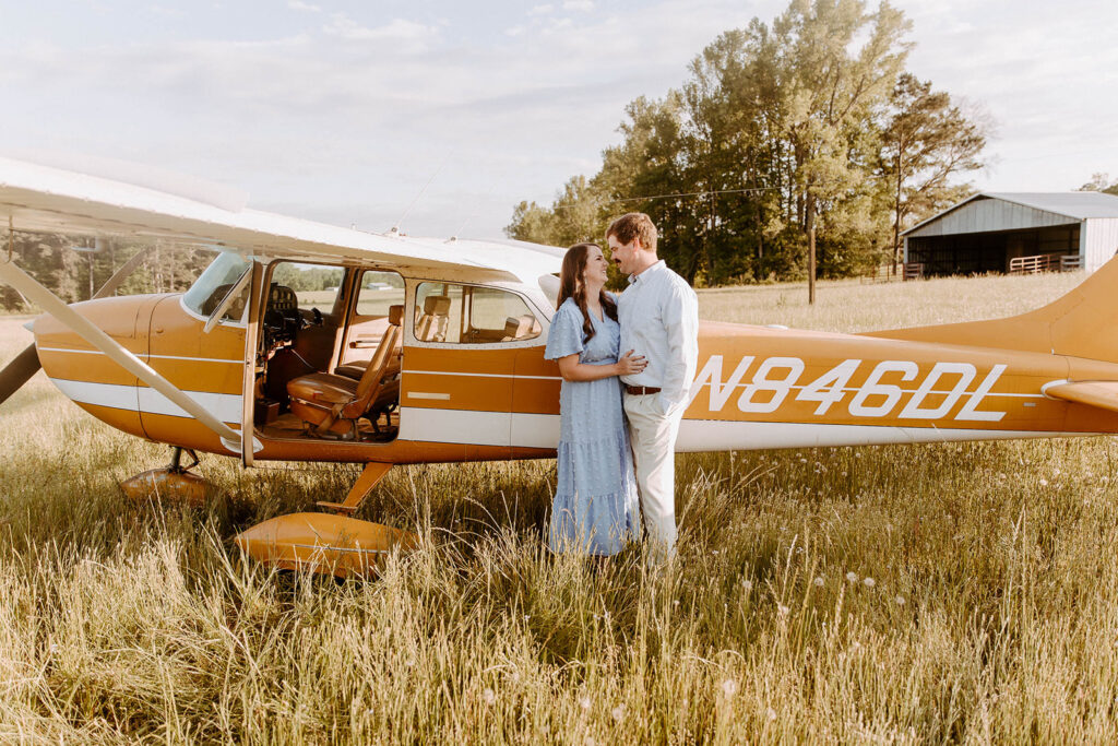 cute couple at their playful and fun photoshoot