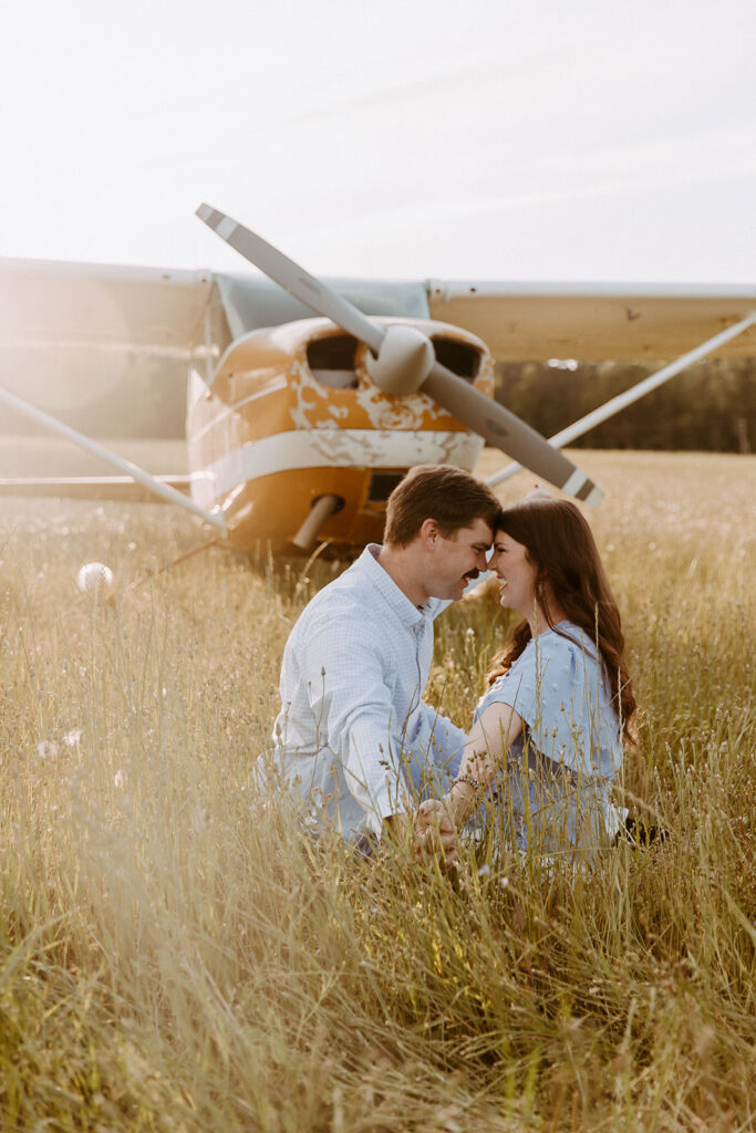cute couple at their 8 year anniversary photoshoot
