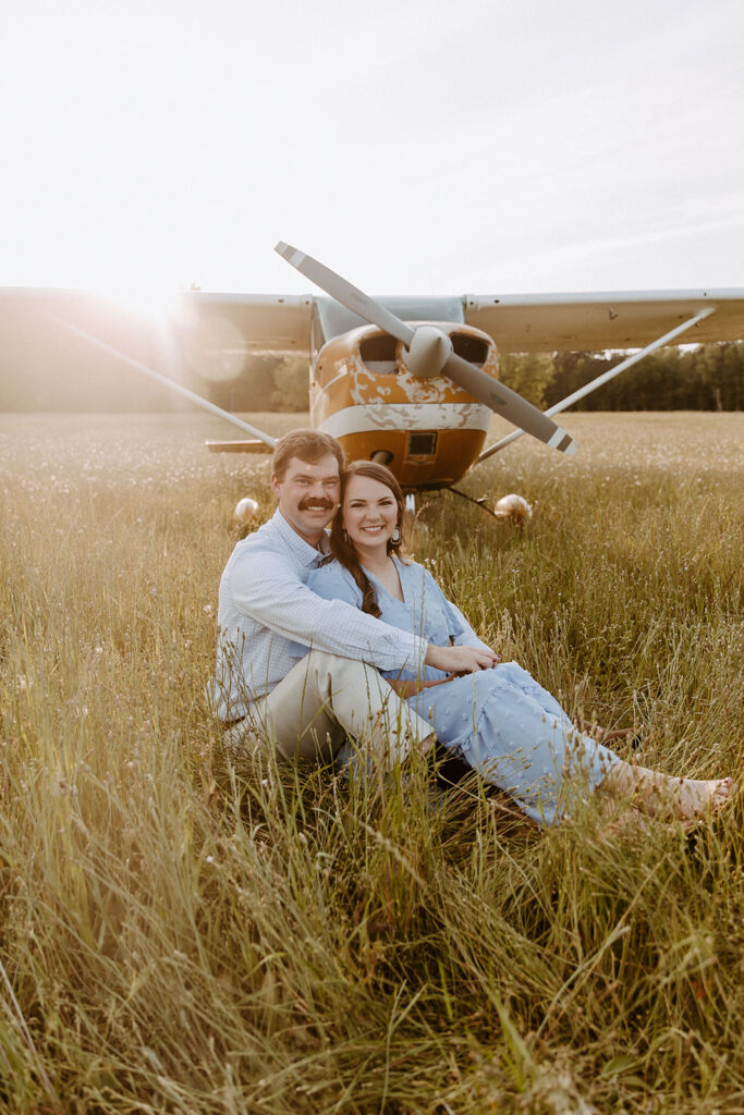 A Georgia Couple Session in the Field with Olivia + Blythe