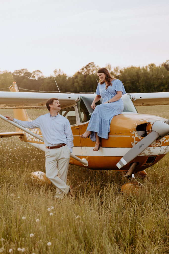 A Georgia Couple Session in the Field with Olivia + Blythe