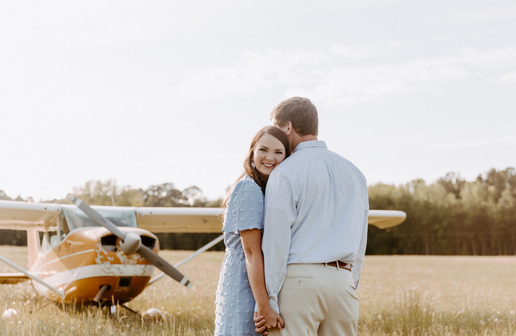 cute couple at their dream golden hour photoshoot