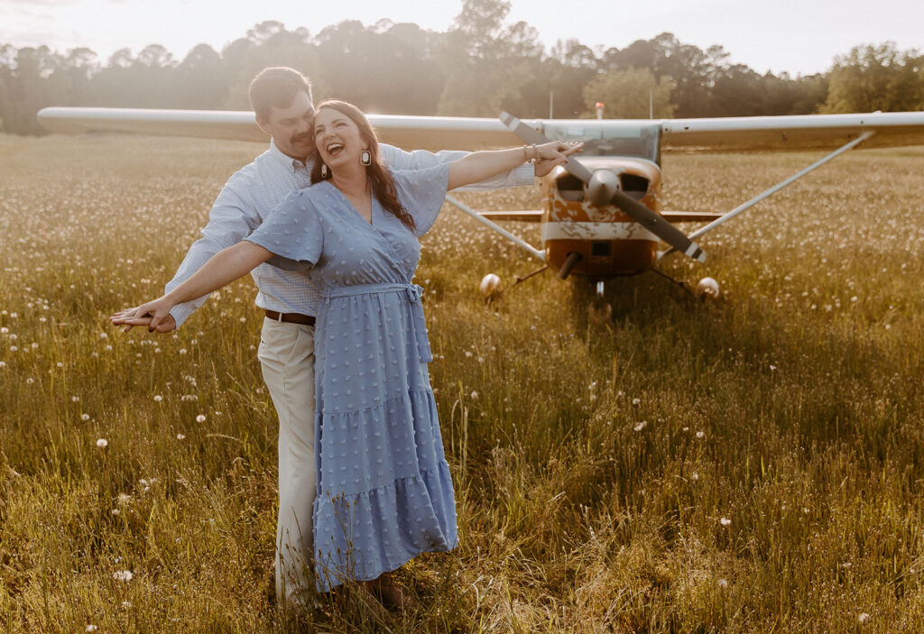 A Georgia Couple Session in the Field with Olivia + Blythe