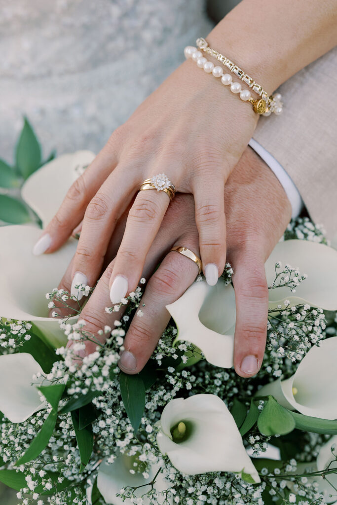 closeup picture of the wedding ring 