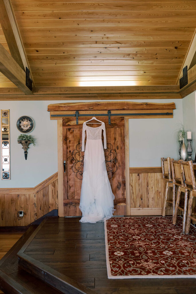 stunning wedding dress the bride wore for her ceremony