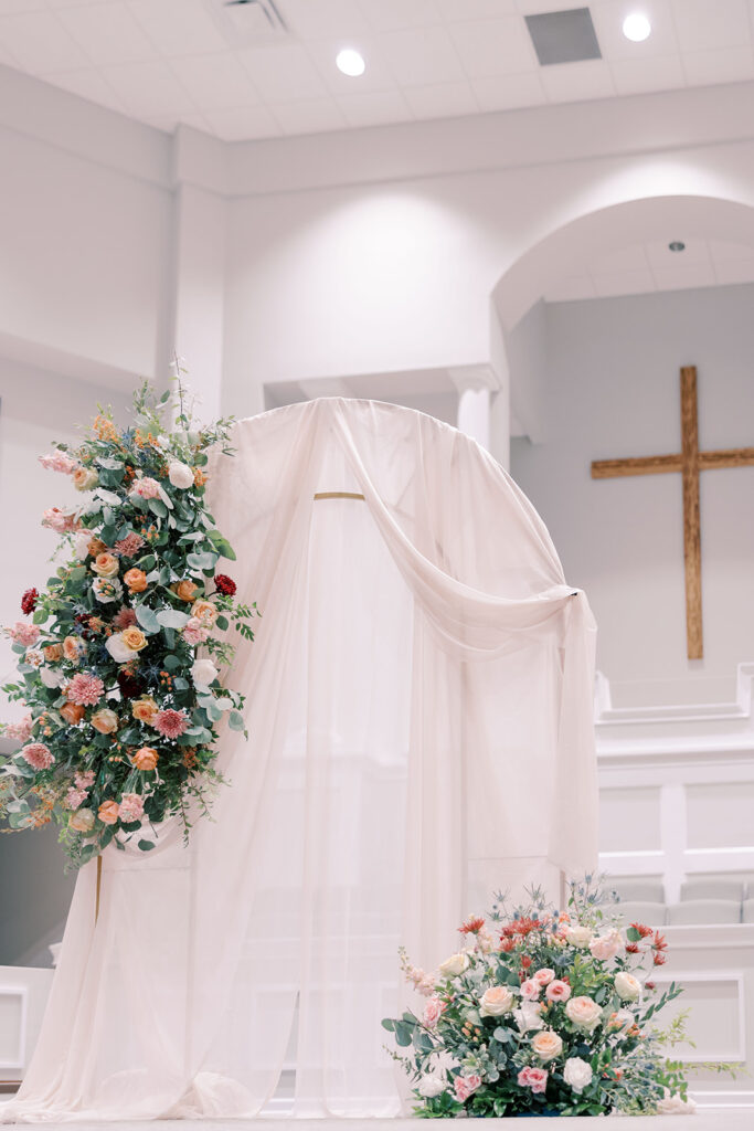 Beautiful wedding ceremony decor