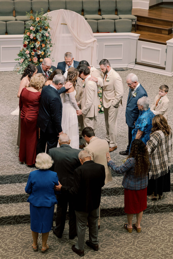 Christin & Aaron’s Romantic Georgia Wedding at Hazelhurst First Baptist Church