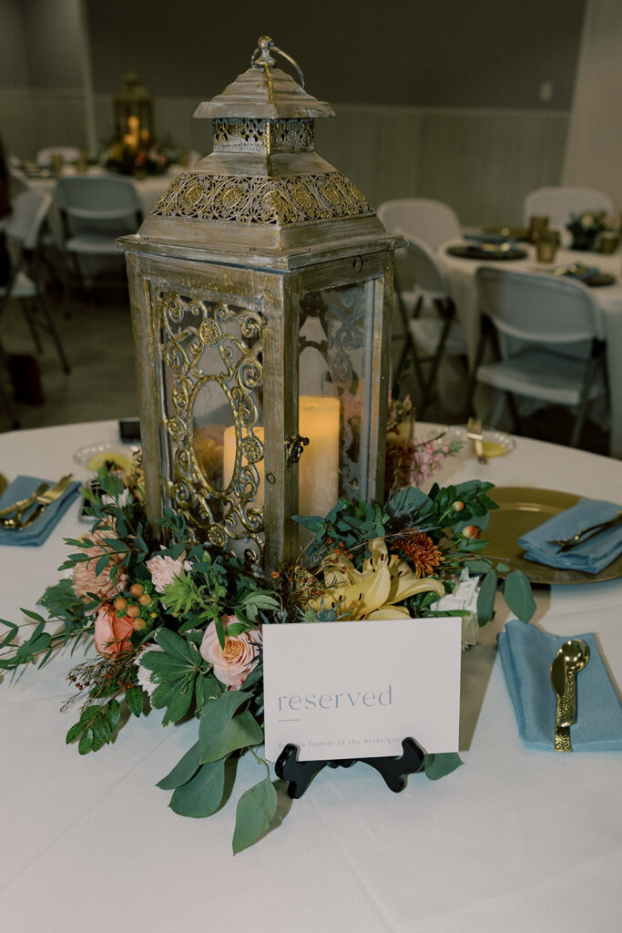 Beautiful details at the reception party