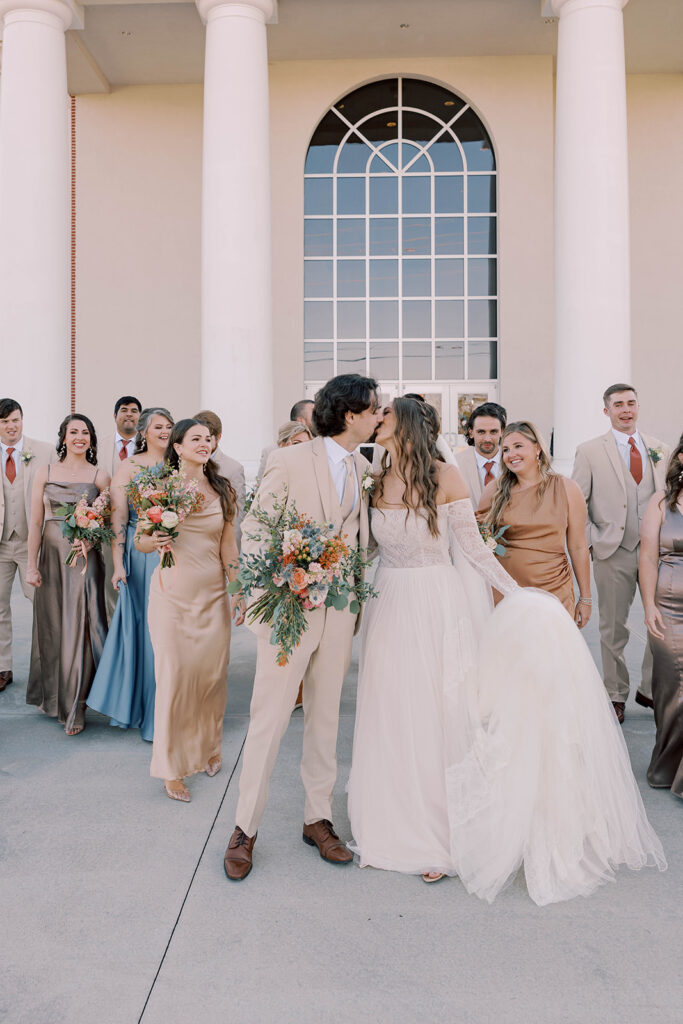 Christin & Aaron’s Romantic Georgia Wedding at Hazelhurst First Baptist Church