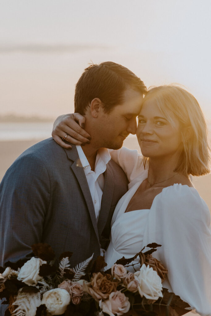 golden hour bridal portraits in georgia