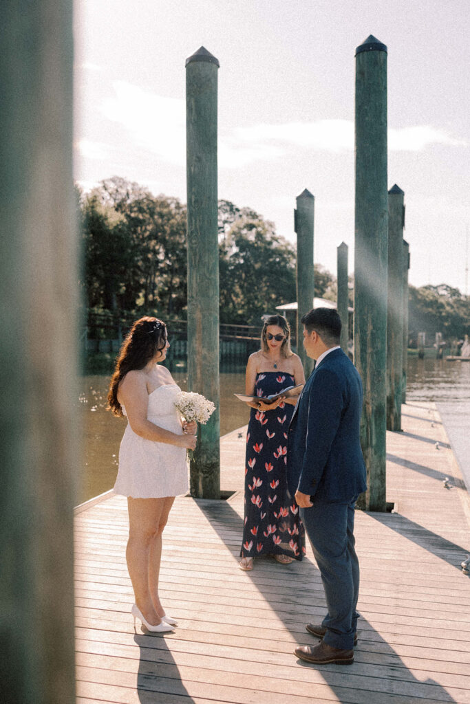 cute couple at their dream elopement