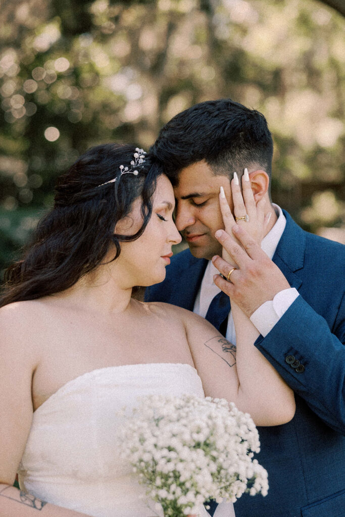cute bridal portraits in south carolina
