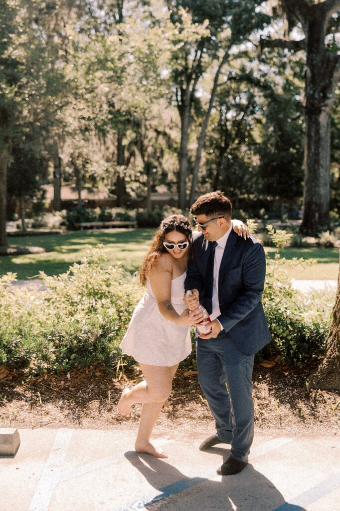 Yamila & Douglas’ Romantic Tybee Island Engagement and Bluffton SC Elopement