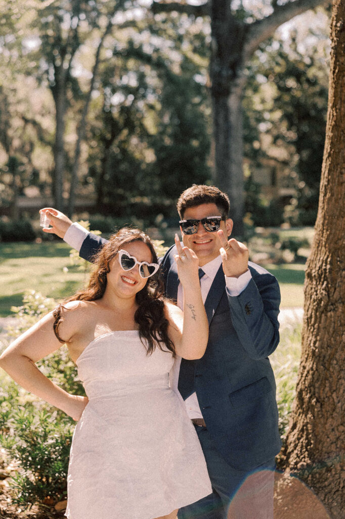 cute picture of the newlyweds