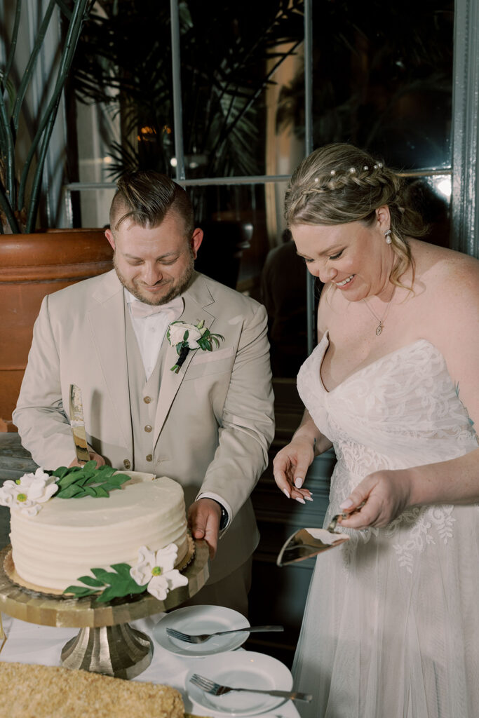 Happy couple at their wedding reception party