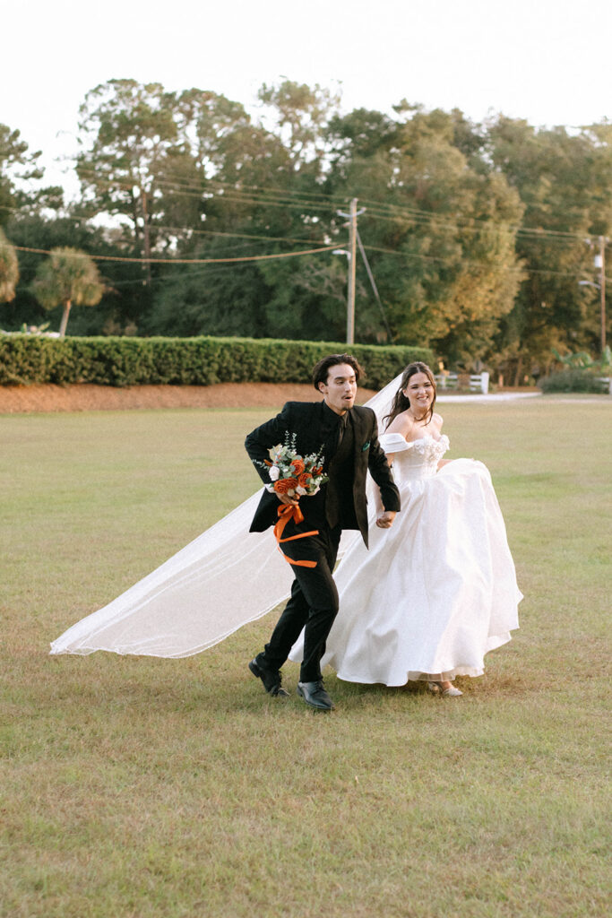 cute couple at their dream georgia wedding