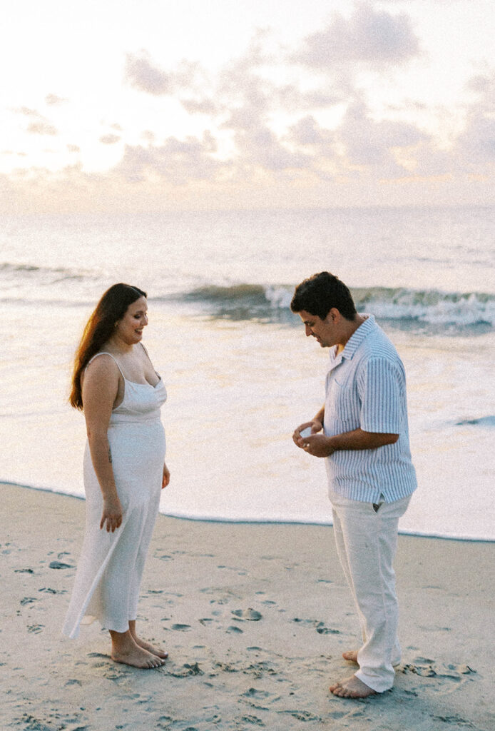 cute couple at their dream proposal