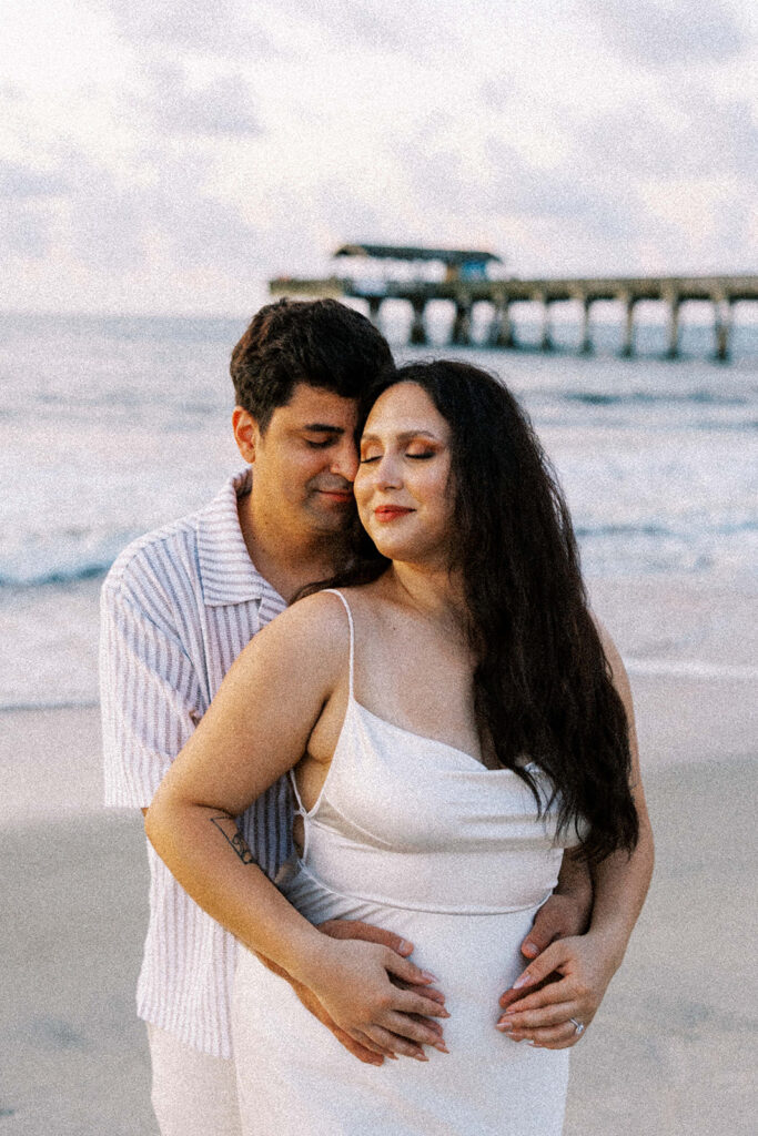 Yamila & Douglas’ Romantic Tybee Island Engagement and Bluffton SC Elopement