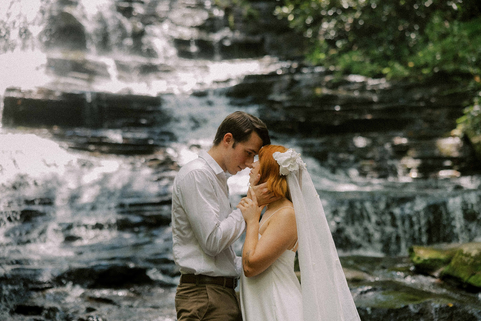 Love in the Mountains: A North Georgia Elopement at Minnehaha Falls