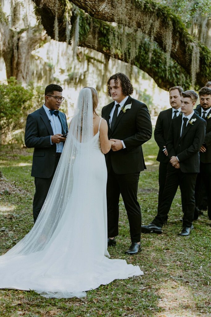 cute couple at their dream wedding