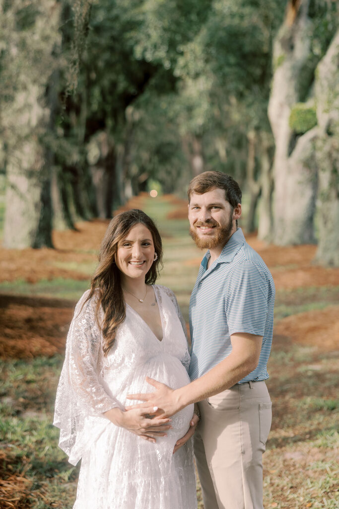 golden hour maternity photos