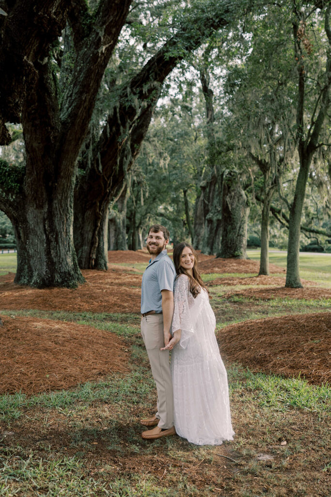 whimsical maternity session