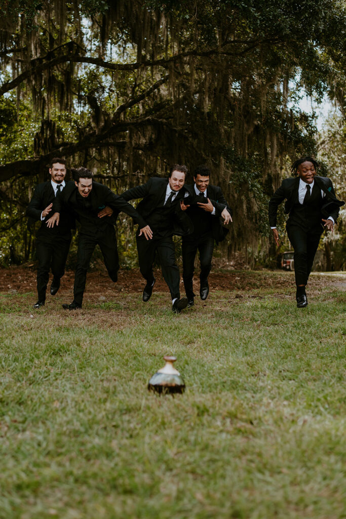 fun portraits at the georgia wedding