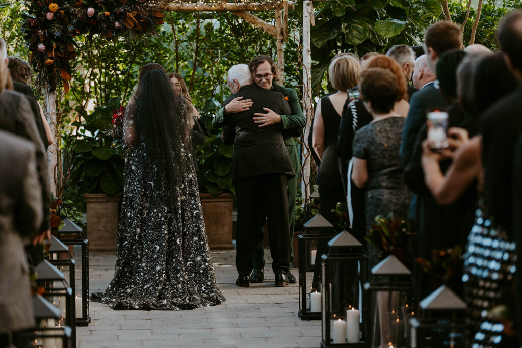 A Moody Celestial Garden Wedding at Planterra Conservatory in Michigan