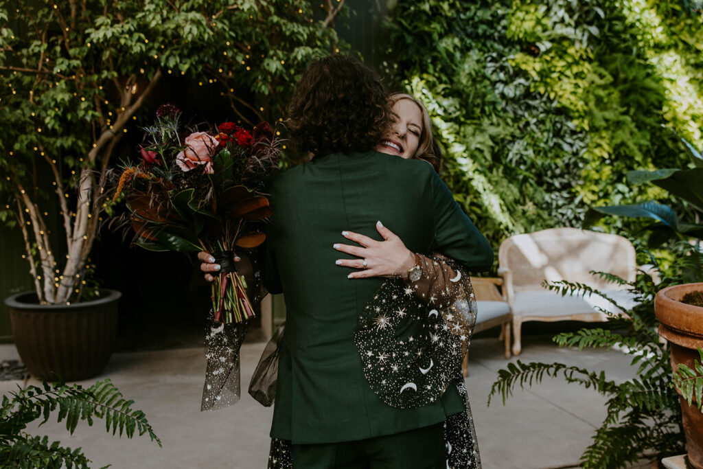 A Moody Celestial Garden Wedding at Planterra Conservatory in Michigan