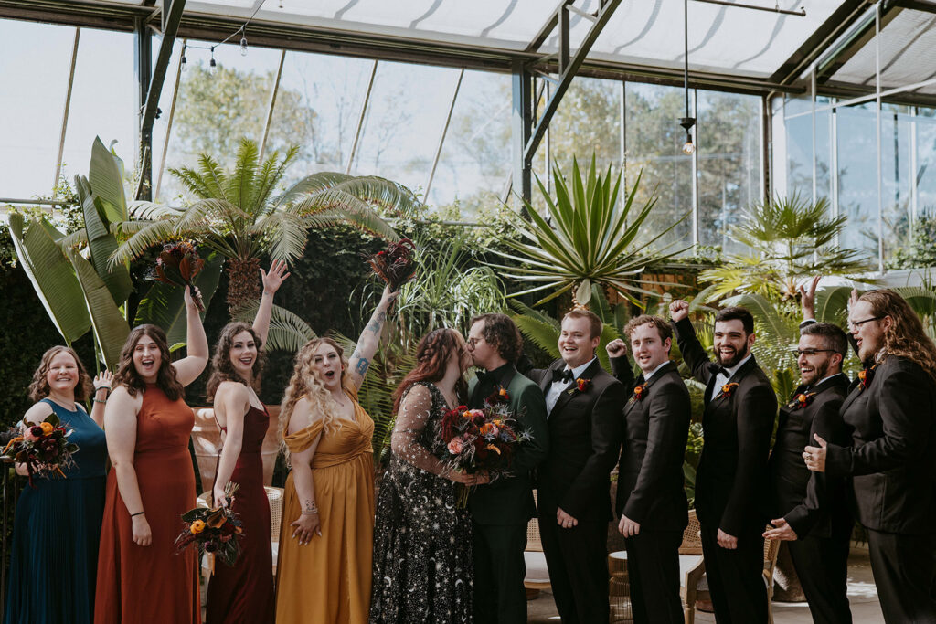 A Moody Celestial Garden Wedding at Planterra Conservatory in Michigan