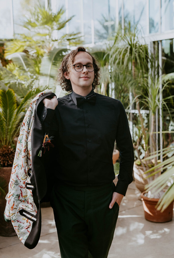 A Moody Celestial Garden Wedding at Planterra Conservatory in Michigan