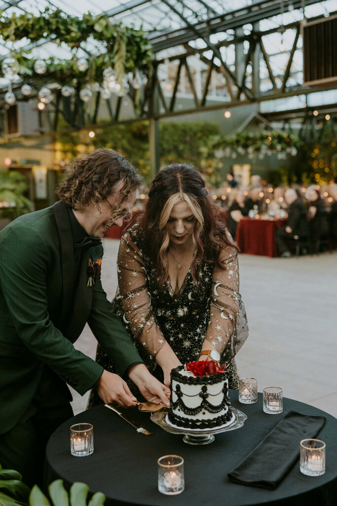 A Moody Celestial Garden Wedding at Planterra Conservatory in Michigan