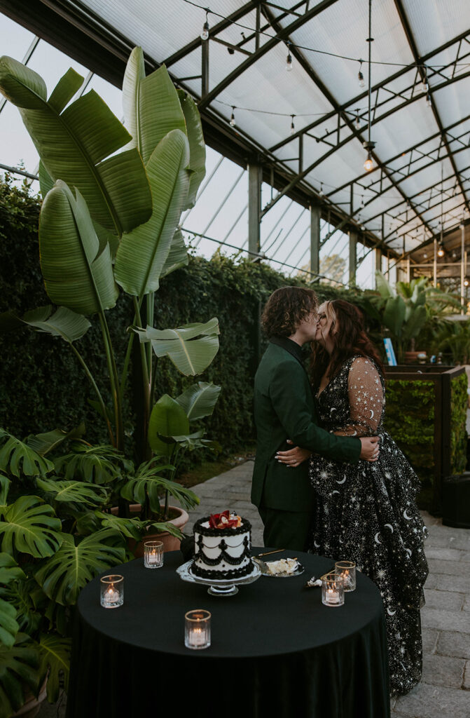 A Moody Celestial Garden Wedding at Planterra Conservatory in Michigan