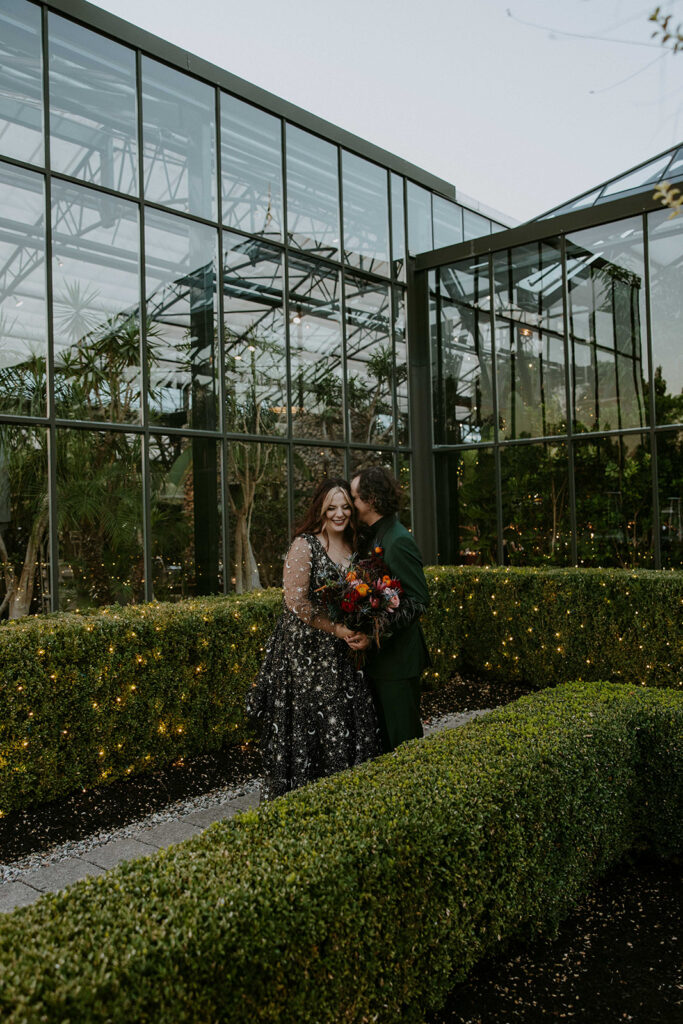 A Moody Celestial Garden Wedding at Planterra Conservatory in Michigan
