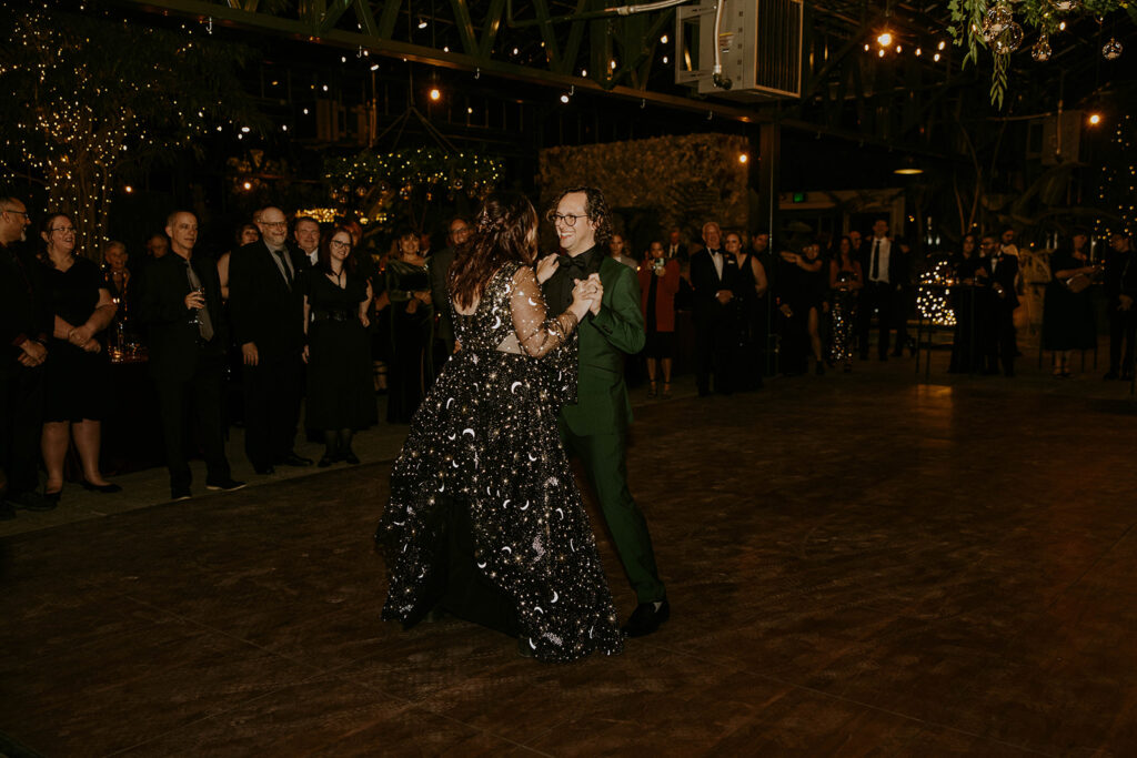 A Moody Celestial Garden Wedding at Planterra Conservatory in Michigan