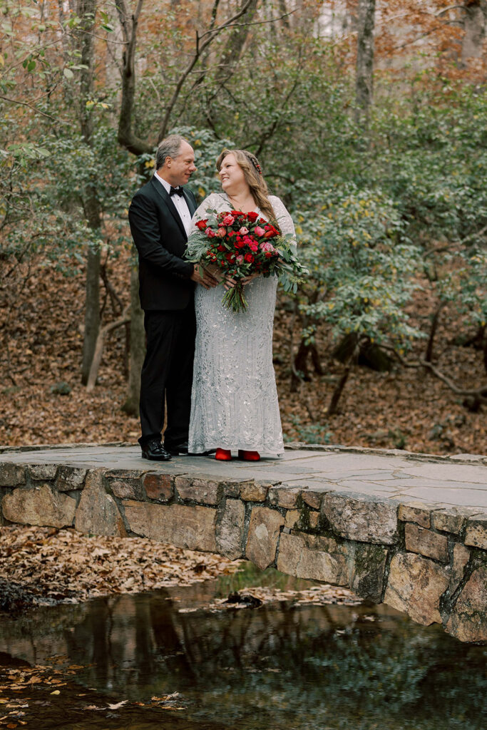 A Magical Winter Wedding at Callaway Gardens: An Intimate Holiday Celebration at Ida Cason Chapel