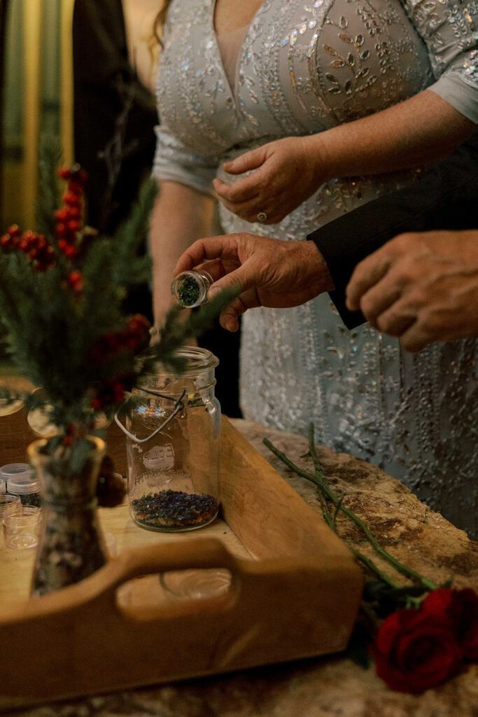 intimate and emotional wedding ceremony