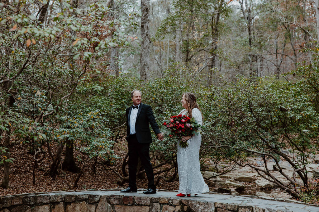 A Magical Winter Wedding at Callaway Gardens: An Intimate Holiday Celebration at Ida Cason Chapel