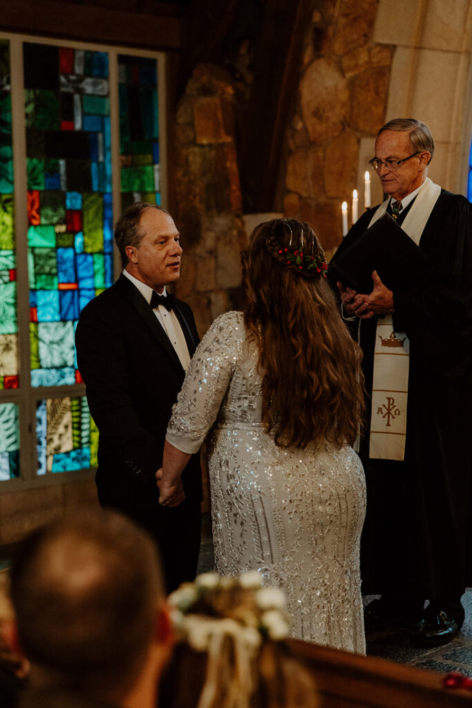 intimate wedding ceremony in GA