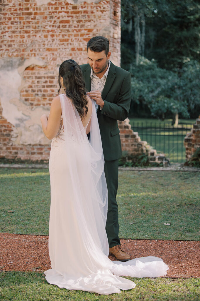 Just the Two of Us: An Intimate Old Sheldon Church Ruins Elopement