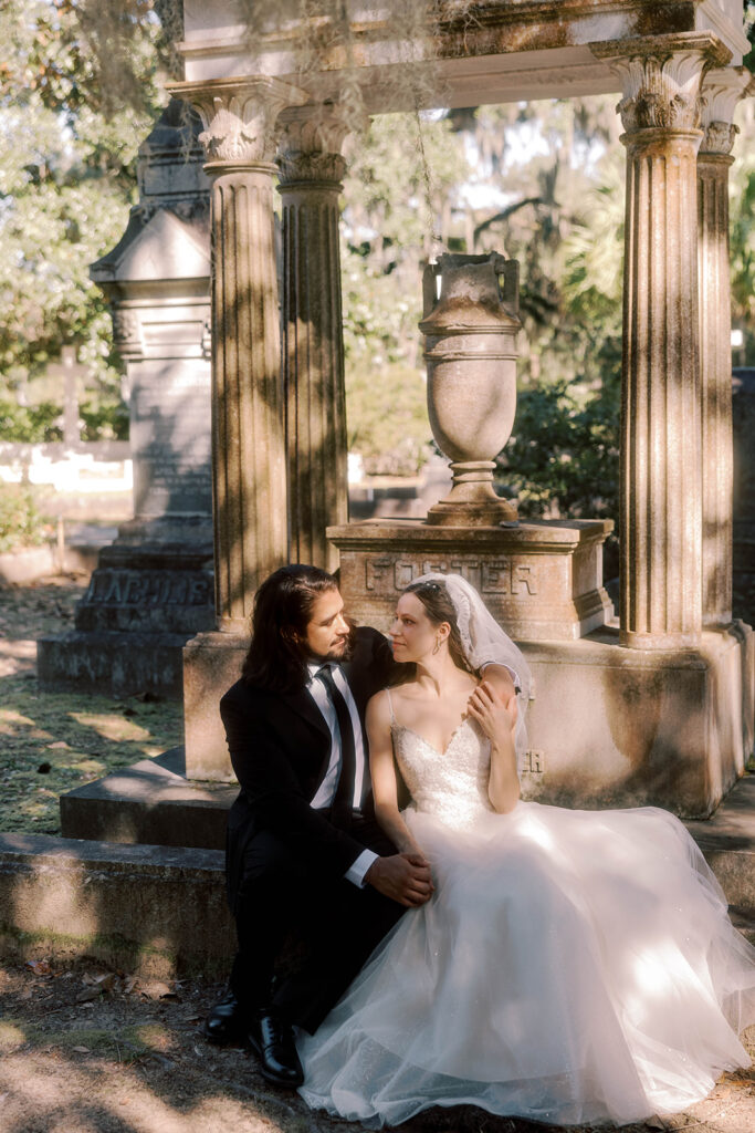 Intimate bridal portraits in Georgia