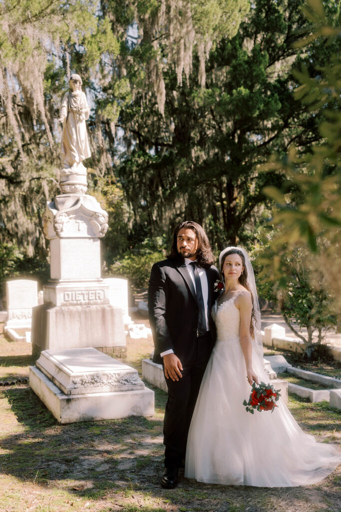 A Dreamy Bonaventure Cemetery Elopement in Savannah | Sara & Israel