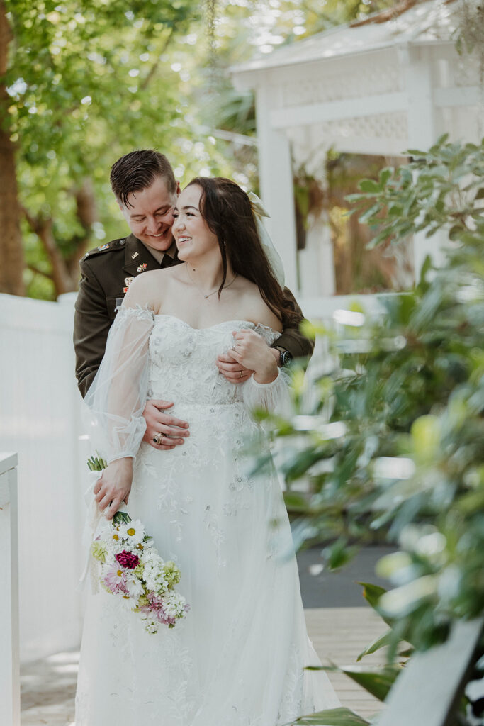 Couple other intimate wedding in Savannah, Georgia