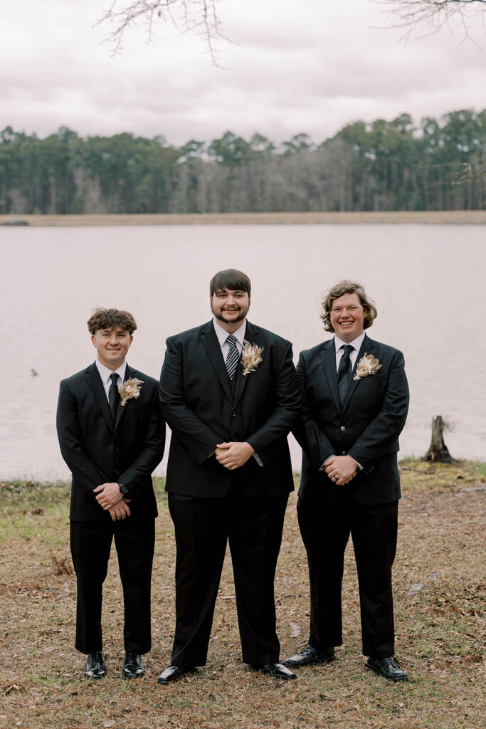 picture of the groom and his friends